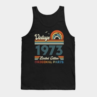 Vintage 1973 51st Birthday Gift For Men Women From Son Daughter Tank Top